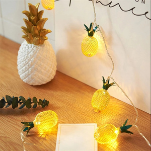 Pineapple Lamp Led Retro Heart Shape Christmas Battery Box String Light Wedding <strong>Background</strong> Decoration Student Children Gift - Product Image 3