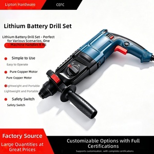Marteau perforateur rotatif électrique filaire 800W, 3600 BPM, couple de 60,4 Ft-Lb pour la démolition du béton - Product Image 2