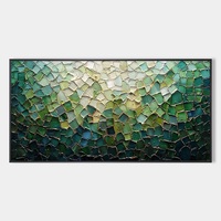 Peintures à la main personnalisées, grande œuvre d'art murale en texture 3D, art abstrait peint à la main, paysage texturé abstrait, peinture à l'huile