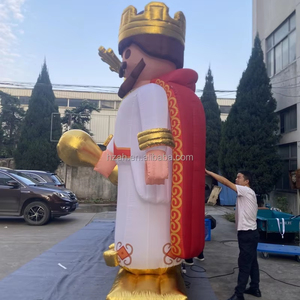 Gigantesco Gonfiabile Pubblicitario dei Tre Re Magi per Decorazioni Natalizie, Modello Mascotte dei Tre Re Magi - Product Image 6