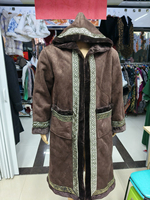 Bisht koweïtien personnalisé brodé, style saoudien islamique, chaud et épais pour l'hiver, en fausse fourrure et daim, avec filet à cheveux, pour homme, Aïd