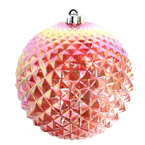 Christmas decoration supplier Shatterproof salable new design plastic decorating Christmas ball for tree decoration