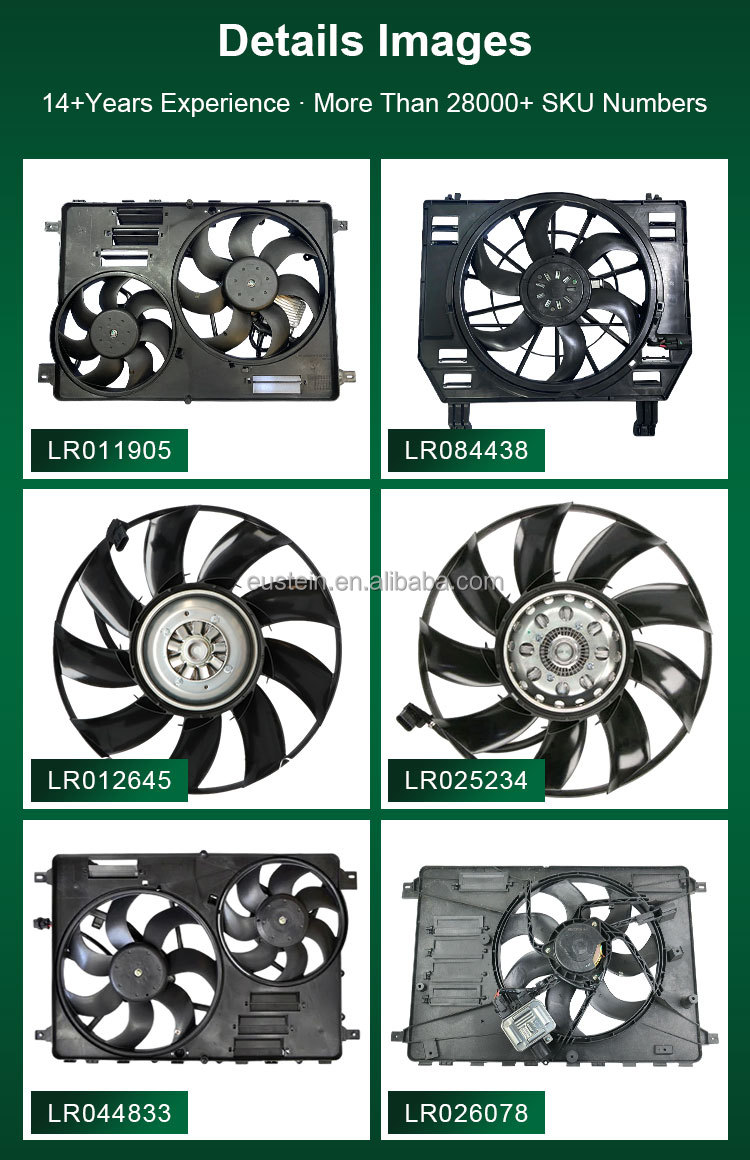 Electronic fan Replace# LR099669 AUTO-MOHITO 1pack Cummins