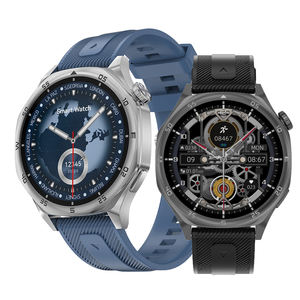 2025 DT5 <span class=keywords><strong>montre</strong></span> intelligente pour hommes Menu 3D GPS TWS enregistreur de connexion AI appel vocal téléphone caractéristiques 4G mémoire IPS affichage double sangles - Product Image 2