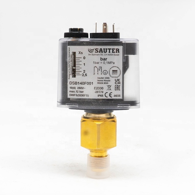 Swiss SAUTER DSB140F001/DSB158F001/DSB158F931 Pressure Switch 0-2.5bar Liquid Gas vapor