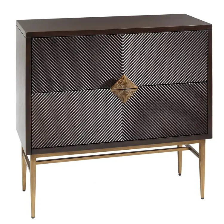 Modern style 2 Drawer Accent Chest