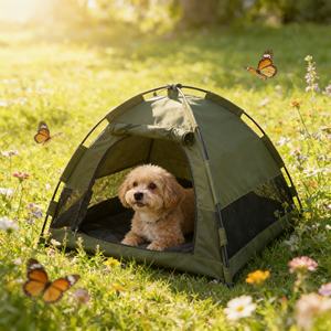 Groothandel Ademend Kattenbed Buiten Kattenverblijven Huisdier Tent Opvouwbaar Kampeer Huisdier Tent Kattenbed Huisdierbed voor Kleine Dieren - Product Image 1