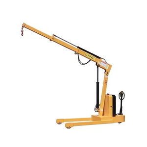 Grue mobile électrique 2000 kg, rotative à 180°/360°, petite grue à pousser manuelle, machine de levage intérieure télécommandée - Product Image 4