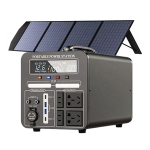 Centrale Électrique Solaire Portable 110V 1000W pour Camping Extérieur, Alimentation d'Urgence 220V pour Camping en Plein Air - Product Image 1