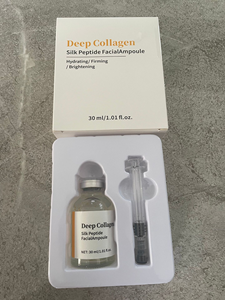 Siero <span class=keywords><strong>Viso</strong></span> all'Ampolla di Collagene e Peptidi di Seta, Idratante, Levigante per Linee Sottili, Rassodante, Elasticizzante, Ringiovanente, Etichetta Privata - Product Image 5