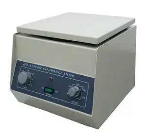 Centrifugeuse de laboratoire fer couvercle SH-120 micro hématocrite centrifugeuse à usage médical