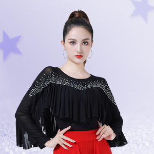 Camisa de <span class=keywords><strong>mujer</strong></span> de baile latino de <span class=keywords><strong>salsa</strong></span> - Product Image 2