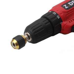 Conector de cambio rápido de cabeza grande de 60 mm de calidad profesional para taladros eléctricos, de tres mordazas a hexagonal interno de 1/4 de pulgada - Product Image 1