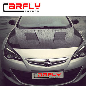 Capot en fibre de carbone avec bouches d'aération pour Opel <span class=keywords><strong>Astra</strong></span> <span class=keywords><strong>J</strong></span> 2010-2017 - Product Image 4