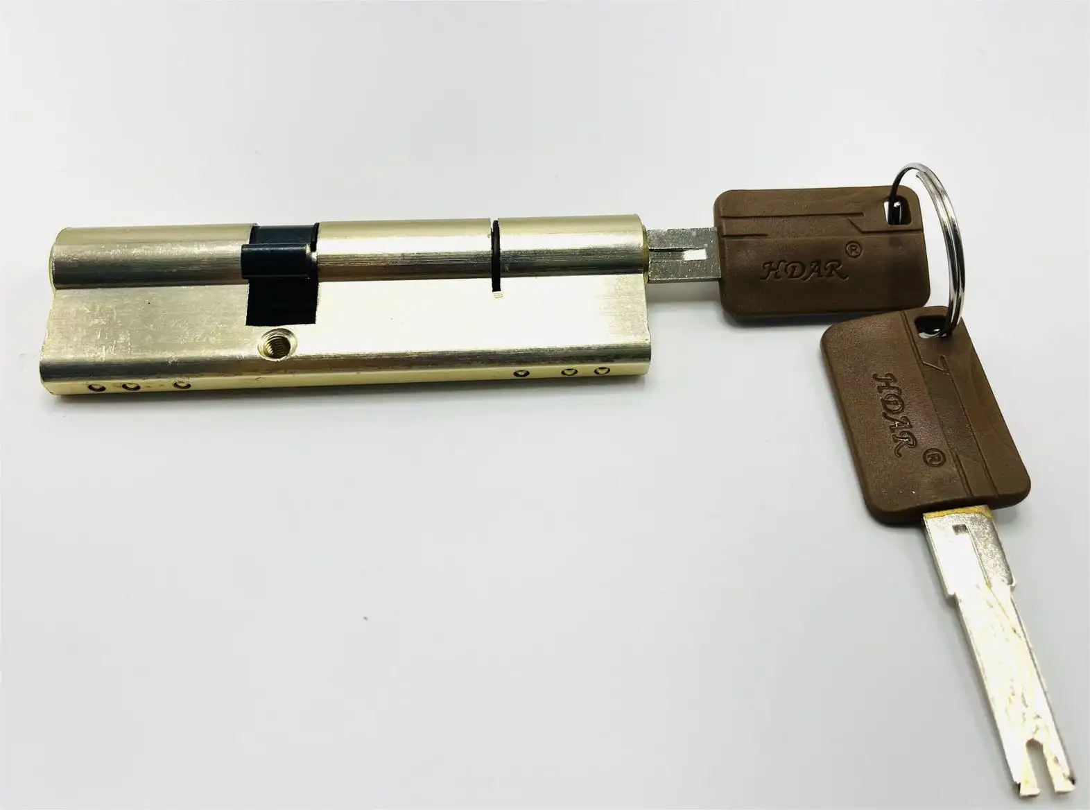 Cilindro de bloqueo de alta calidad y seguridad con sistema de llave maestra y hoja de doble cara