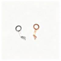 Support de lampe en laiton massif, anneau de suspension en laiton, pièce estampée en métal, accessoires d'éclairage, personnalisation OEM ODM de précision