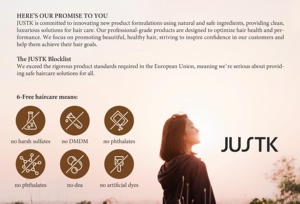 JUSTK-Conjunto de Champú y Acondicionador PARA EL Cabello Rizado, Mascarilla con Aceite de Jojoba PARA EL Cabello - Product Image 2