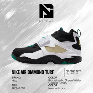 Zapatillas de Baloncesto Nike Air Diamond Turf 'Emerald' 2025 de Caña Alta, Transpirables, Deportivas para Hombre - Product Image 6