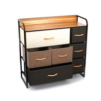 Personnalisé 5L-612 Populaire ClothingStorage Commode 7 Tiroirs Commode Chambre À Coucher Meubles En Bois