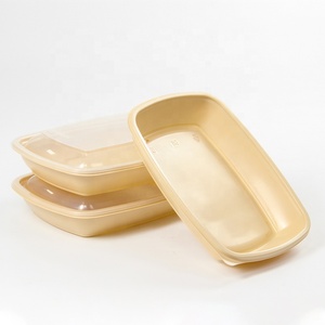 Recipientes Rectangulares para Alimentos de 900 ml, Caja Larga Desechable, Cajas Bento para Llevar con Tapas de Plástico PP, Aptas para Horno/Microondas, Grado Alimenticio para el Hogar - Product Image 3