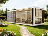 Meilleure vente F5 spacieuse petite maison de luxe avec 2 chambres et système Smart Home