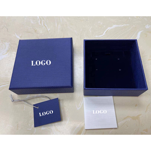 Caja de joyería de la famosa marca azul, directo de fábrica, para mujer, empaque de regalo de lujo, caja para colgante, pulsera y anillo, juego completo con accesorios. - Product Image 5