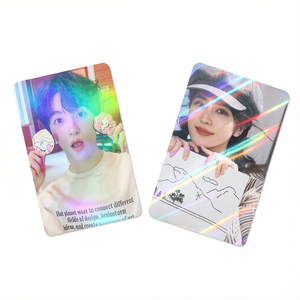 Photocard Kpop personnalisée, double face, papier holographique, photocard, marchandises Kpop, carte postale <span class=keywords><strong>Polaroid</strong></span>, cartes Lomo pour collection de fans - Product Image 2