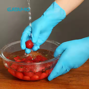 SS028 一次性12英寸家用洁净室丁腈手套特大号混合材质 - Product Image 4