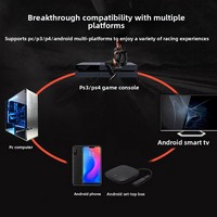 Volante de Carreras 4 en 1 Compatible con Múltiples Plataformas (P4, P3, PC, Android) - Plug & Play - ¡Oferta!