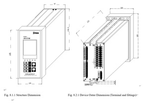 스마트 ST280G-T 산업용 발전소 보호 계전기 SCADA 인터페이스 IEC 표준 곡선 5A 스위치 CT 전원 외부 장치 없음 - Product Image 5