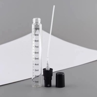 Botol Parfum Mini 2ml 3ml 5ml 10ml Kaca Bening Dengan Sprayer Botol Sampel Parfum Kosong Dengan Skala