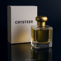 Échantillon Gratuit – Flacons de Parfum Carrés en Verre Transparent avec Bouchon Magnétique, Écologiques et Recyclables, pour Diffuseur à Bâtonnets avec Impression Sérigraphique