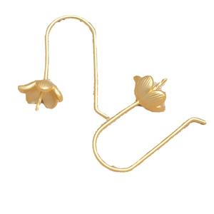 Boucles d'oreilles pendantes en argent S925 pour femmes, personnalisées, avec 5 à 6 perles, accessoires de bricolage, support vide, bijoux tendance - Product Image 5