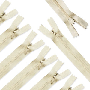 Fermeture éclair invisible en nylon personnalisée pour vêtements, robes, jupes, pantalons, accessoires vestimentaires, différentes tailles, couleurs et longueurs - Product Image 1