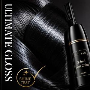 CHU·YAN Coloration capillaire intégrée aux herbes naturelles - Formule sûre et douce pour des cheveux sains - Product Image 1