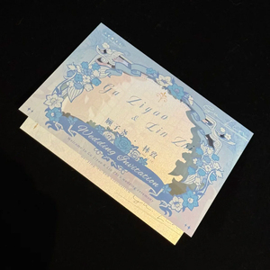 Páginas Plegables <span class=keywords><strong>de</strong></span> Papel Metálico <span class=keywords><strong>de</strong></span> Alta Calidad con Tamaño Personalizado, Tarjetas <span class=keywords><strong>de</strong></span> Anime, Servicio <span class=keywords><strong>de</strong></span> Impresión Integral - Product Image 1