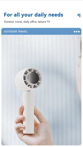 Rechargeable Highspeed Refrigeration Wearable Pocket Mini Handheld <b>Fan</b> USB 3000mAh Portable Personal <b>Fan</b> Bladeless <b>Car</b> RV - Product Image 5