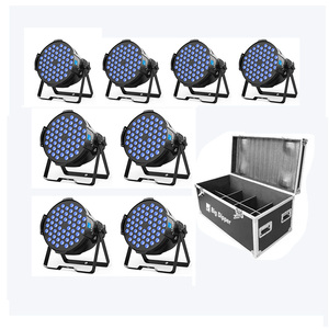 גדול דיפר lp009 מועדון לילה מקצועי בשורה אורות שלב ציוד אור שלב 54x 3w rgbwa ענבר הוביל אור - Product Image 1