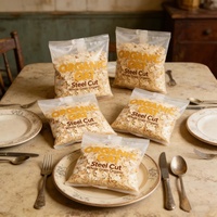 Sachet d'emballage en plastique à scellage central pour chips de banane plantain, sachet personnalisé pour pop-corn, sachet d'emballage pour chips de pommes de terre croustillantes, vente en gros