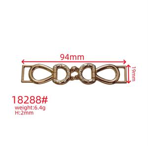 맞춤형 패션 금속 신발 버클, 양각 로고 컬러 아연 합금 신발 장식 액세서리 (벨트용) - Product Image 2