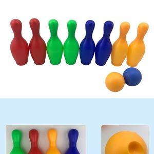 Juego de Bolos Infantil de Gran Tamaño, Juego de Entretenimiento Deportivo para Padres e Hijos, Interior y Exterior, Bolos de Plástico Brillante Personalizables - Product Image 4