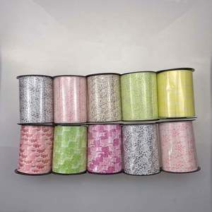 Carretes personalizados de 5mm y 250m, cinta rizadora de plástico de colores a rayas, decoración de festivales, ocasiones navideñas, papel PP - Product Image 5