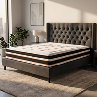 Vollgröße Taschenfederkernmatratze Gel-Memoryschaum Fabrikpreis Matratzen King Size Standard King Queen für Apartments Faltbar