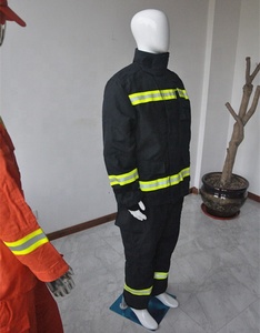 Costume <span class=keywords><strong>DRD</strong></span> de pompier pompier CE EN469 costume de pompier uniforme de pompier vêtements de protection incendie - Product Image 4