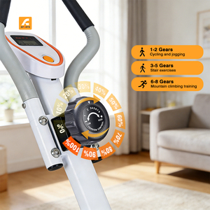 Bicicleta estática para ejercicios de piernas, equipo de fitness para interiores - Product Image 4