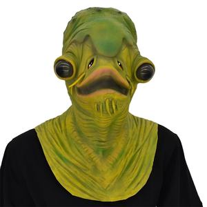 Topeng bayi berdarah zombie Halloween alien monster berdarah topeng badut hantu topeng seram lateks realistis horor properti tubuh - Product Image 1