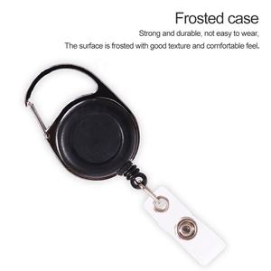 DEYlKEY Rotatif Circulaire 34mm <span class=keywords><strong>Extensible</strong></span> 600mm <span class=keywords><strong>Porte</strong></span>-<span class=keywords><strong>Badge</strong></span>, <span class=keywords><strong>Badge</strong></span> En Forme De Défilement, Transparent YOy0 Infirmière Accessoire Gif - Product Image 6