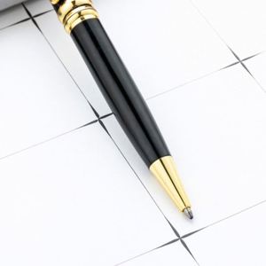 1.0Mm Custom Logo Metal Business Office Student Smooth Writing Twist-Action Black Ballpoint <b>Pen</b> - Product Image 3