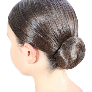Filet à cheveux jetable en nylon de 5 mm pour perruques, invisible, 20 pouces, pour chignon, outil de coiffure, noir, blanc - Product Image 2
