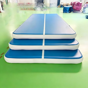 Piste d'<span class=keywords><strong>air</strong></span> de qualité commerciale personnalisée de 10 m/12 m - Tapis de sol de gymnastique gonflable épais pour la salle de sport et l'entraînement physique - Product Image 6